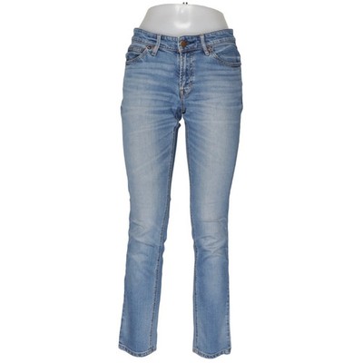 Muji, Jeans, Größe: S, Blau, Baumwolle/Elasthan, Einfarbig, Denim, Damen #dfi