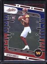2024 Absolute Red and Blue #102 Jayden Daniels Rc