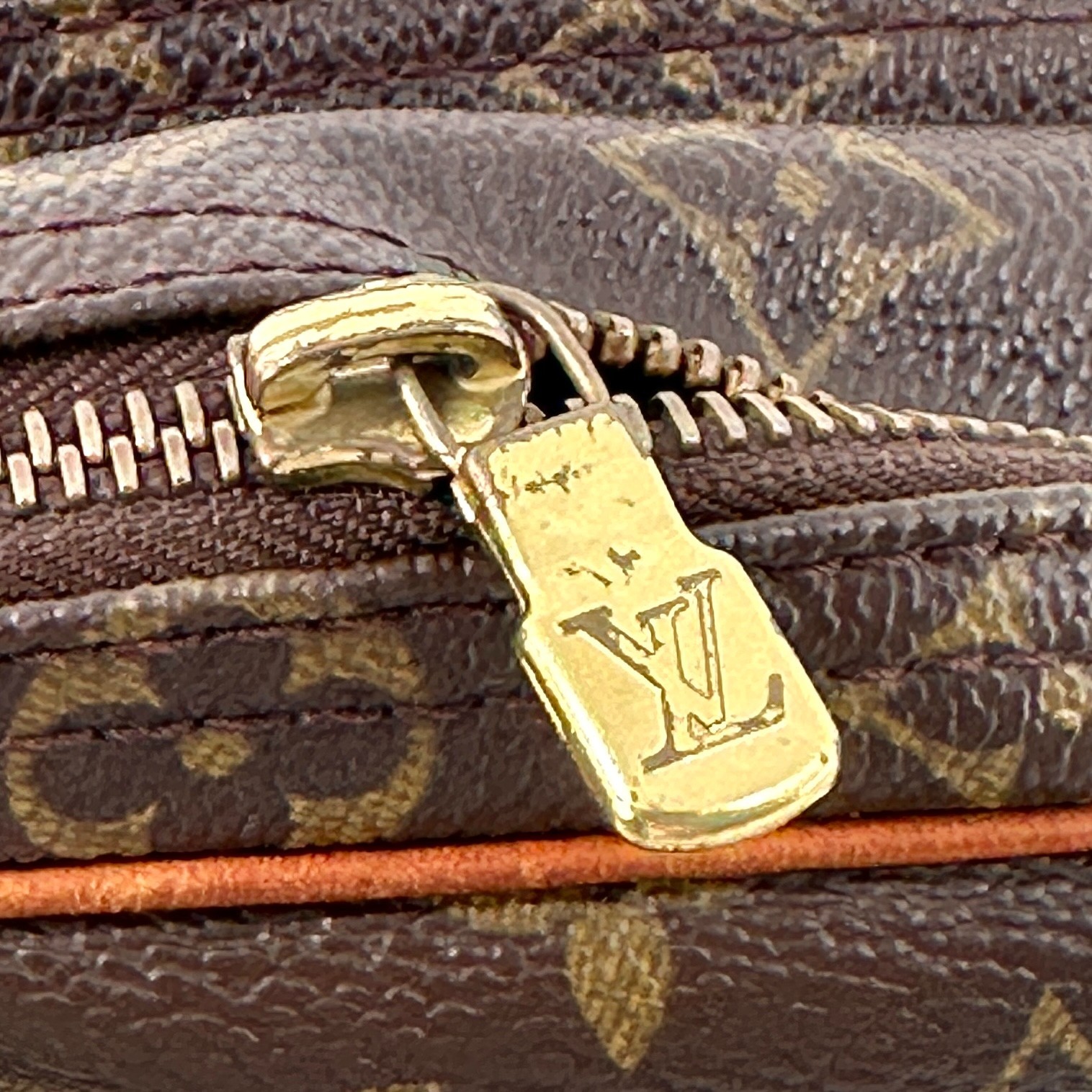 Louis Vuitton Reporter PM Shoulder Bag Monogram Brown Leather Authentic thumbnail 15