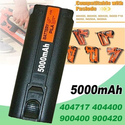 6V 404717 5.0Ah Battery For PASLODE 900400 900420 902000 Impulse Cordless Nailer