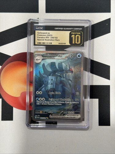 2023 POKEMON PAR EN-PARADOX RIFT #246 GOLISOPOD ex CGC Pristine 10