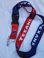 Houston TEXANS football Lanyard New  Clip Detachable ID, Fast Shipping 