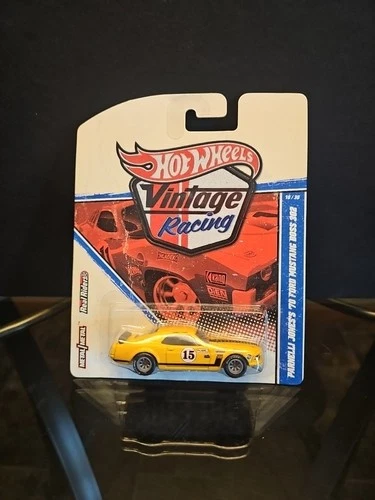 Hot Wheels Vintage Racing, Parnelli Jones '70 Ford Mustang Boss 302 1:64 Scale