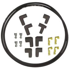 Moroso Ignition Coil Lead Wire 73238; Ultra 40, 90 deg Boots, Black, 6ft Long