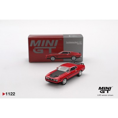 Mini GT - Ford Mustang Mach1 - 1971 Race Red - MGT01122 (LHD)