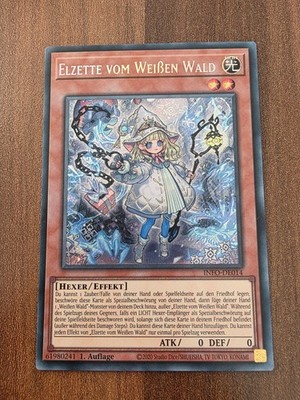 Yu-Gi-Oh! INFO-EN014 Elzette of the White Forest Secret Rare NM 1st