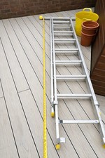 Werner Ladders 4.08 Double Extension Step Ladder Used