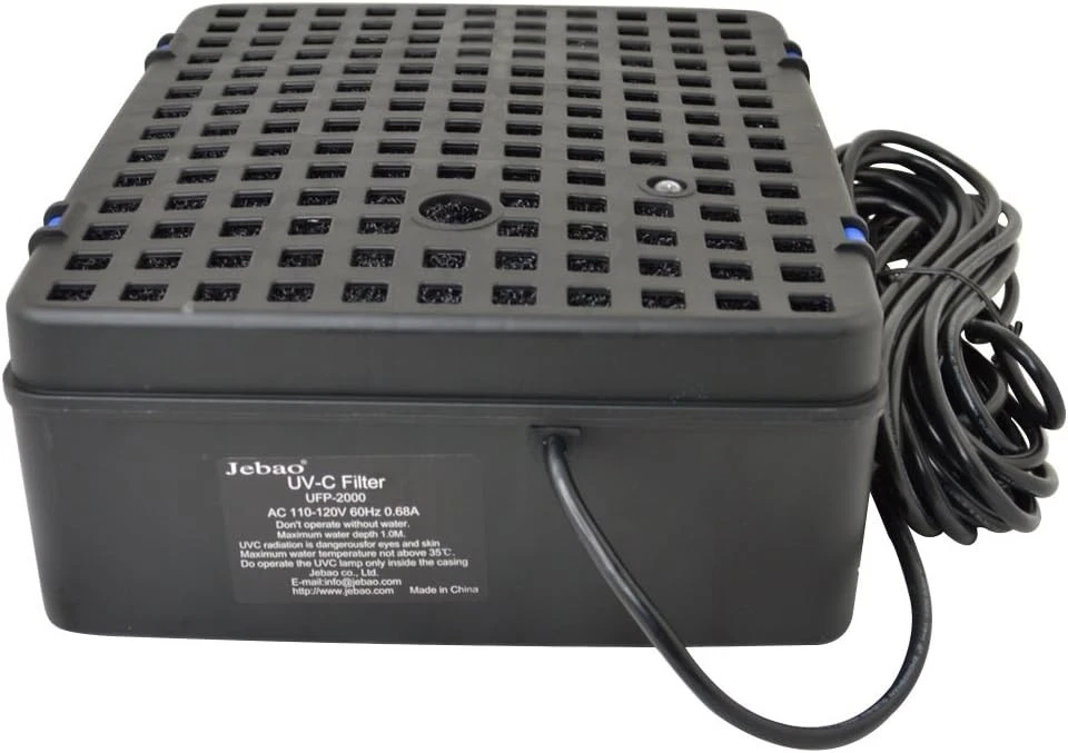 一体式池塘过滤器带紫外线消毒器,喷泉,530 GPH — 第 4/4 张图片