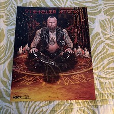 2018 WWE , NXT , AEW Autographed ALEISTER BLACK  Poster 11x14