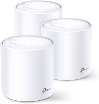 TP-Link Deco X60 Mesh WLAN Set 3 Pack AX3000 Dual Band Router &Repeater Reichwei