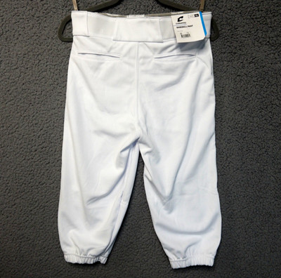 Champro Baseball Jogger Uniform Waistband White Pants BP68 Boys Youth XL NWOT