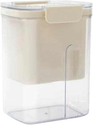 #ad Greek Yogurt Strainer W Lid Fine Mesh Basket Pressure Spring Upgraded Yogurt $10.89