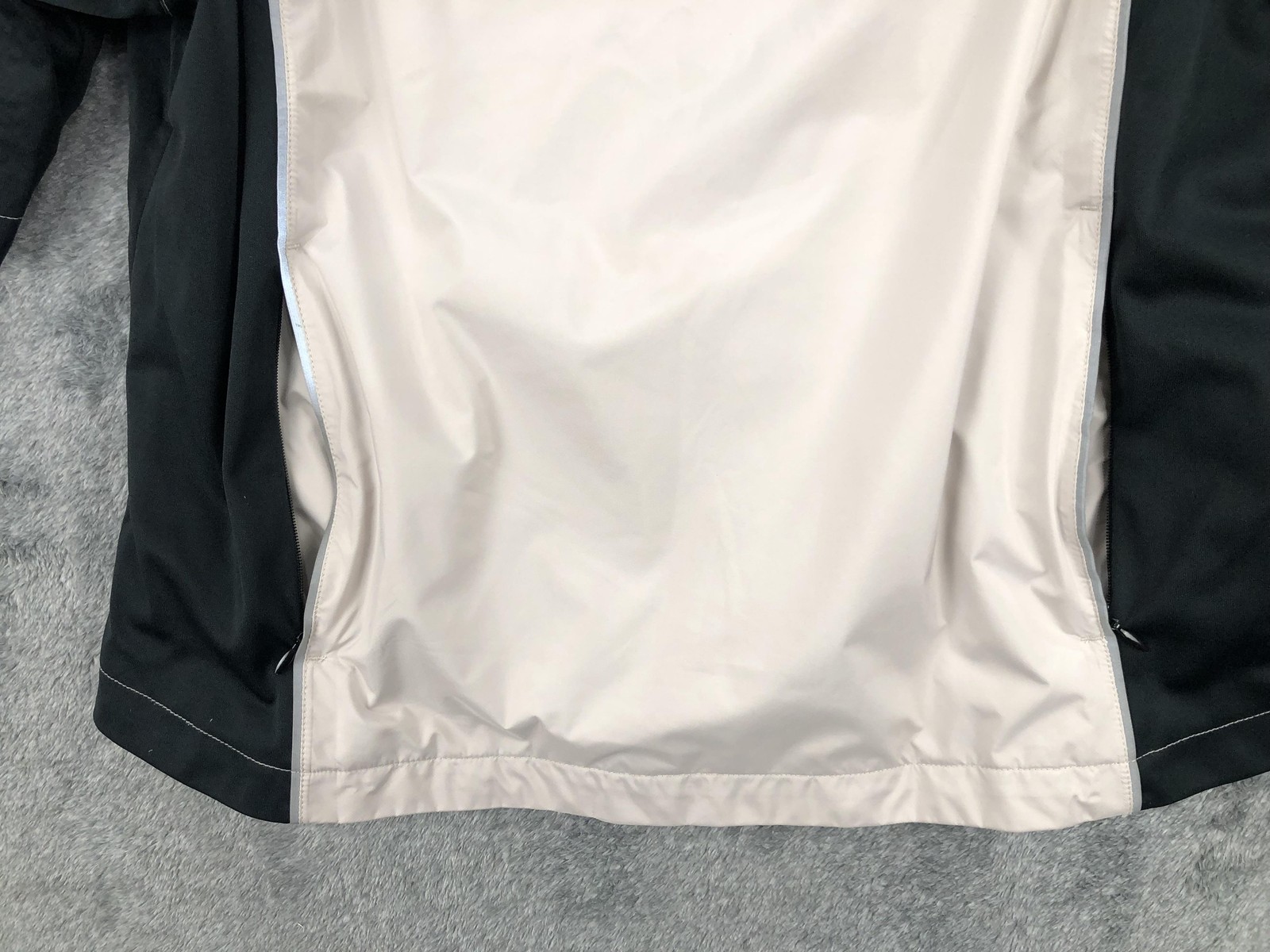 FootJoy DryJoys Jacket Womens Medium Waterproof Windshirt Golf Black White M