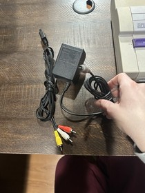 Super Nintendo SNES System With Hook Ups And 1 Controller Tested/Works
