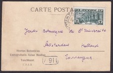 Russia USSR #377 1927 Smilny Institute, Leningrad on 1928 postcard to Holland