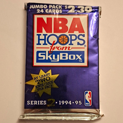 SkyBox NBA Hoops 1994-95 Series 2 Jumbo Pack - 24 Trading Cards