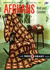 Afghans Knit and Crochet | Coats & Clark 127