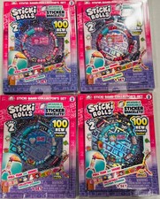 New Sticki Rolls Series 2 Set 4 Colors Sticker Wearable Bracelets FreeS H