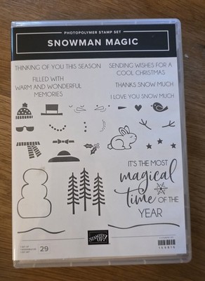 Stampin Up Snowman Magic Photopolymer Stempelset Weihnachten mit Stanzen