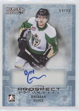 2014-15 ITG Heroes and Prospects Prospect Blue 66/80 Brendan Guhle #10 Auto 7ez