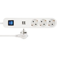 REV Ritter Power Strip ICE 3-Compartment USB  0014348100