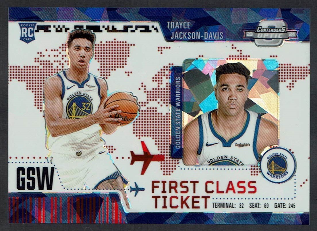 Trayce Jackson-Davis - 2023-24 Contenders Optic First Class Ticket RC #17  /175