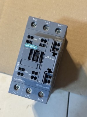 Siemens 3RT2038-3AM20 3p 80a Contactor W/ 208v Coil - NEW NO BOX - USA STOCK