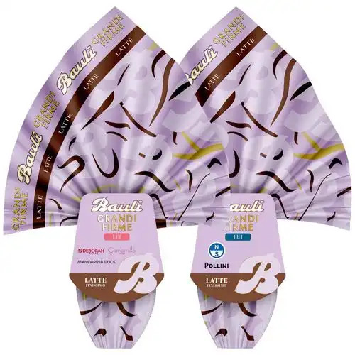 Bauli Uovo Grandi Firme Cioccolato al Latte 210g Edizione Lei Uova di Pasqua - Foto 1 di 1