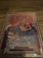 GIANLUCA BASILE Autografo 61/99 Regal Crown Die-Cut Basketball Card 2009-10