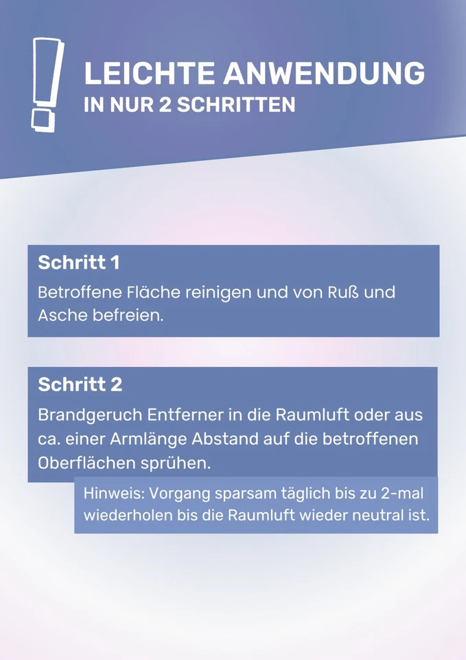 Brandgeruch-Entferner 500 ml (34,50 EUR/l) - Bild 2 von 4