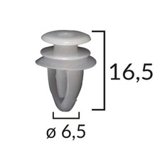 Upholstery clip fits OPEL ASTRA G CLASSIC, ASTRA G CLASSIC Caravan, ASTRA G