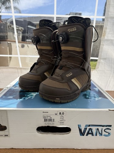 VANS Women's Encore Snowboarding Boots Size 8 Woman’s Worn Once