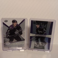 Upper Deck Ice Trilogy Rookie Premieres  Moller James NHL 2 Card Lot LA Kings