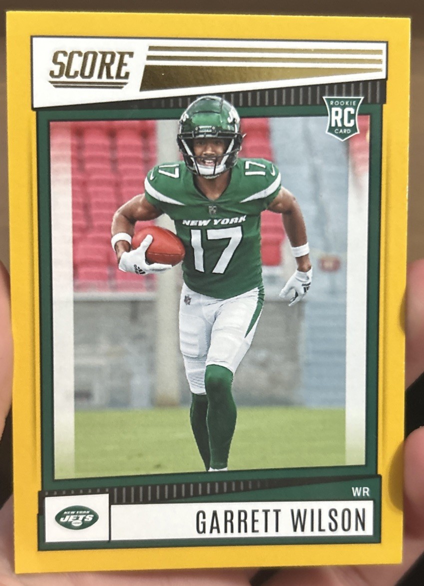 2022 Score - Rookies Garrett Wilson #306 Gold (RC)