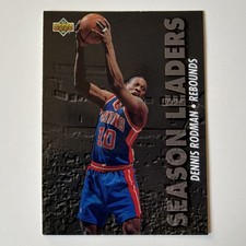 Upper Deck 1993-94 Dennis Rodman #167 Season Leaders Detroit Pistons NBA Card