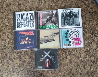 7 CD punk indie alternative rock lot Blink-182, Teenage Head, Eminem Shady XV