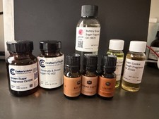 8 Fragrance Oil different Sizes 