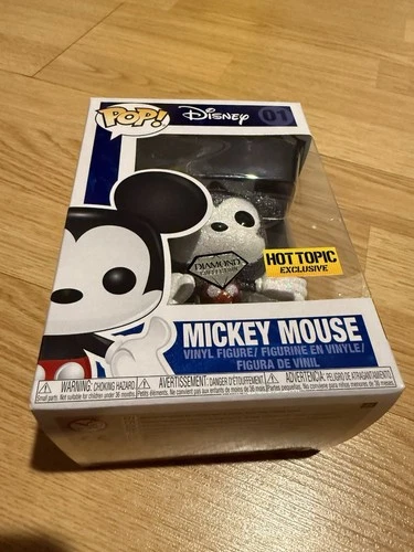 Funko Pop! Vinyl: Disney - Mickey Mouse - (Glitter) - Hot Topic (Exclusive) #1