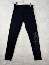 Adidas Climalite Leggings Women  s Small Black Skinny Gym Workout Athleisure Pant