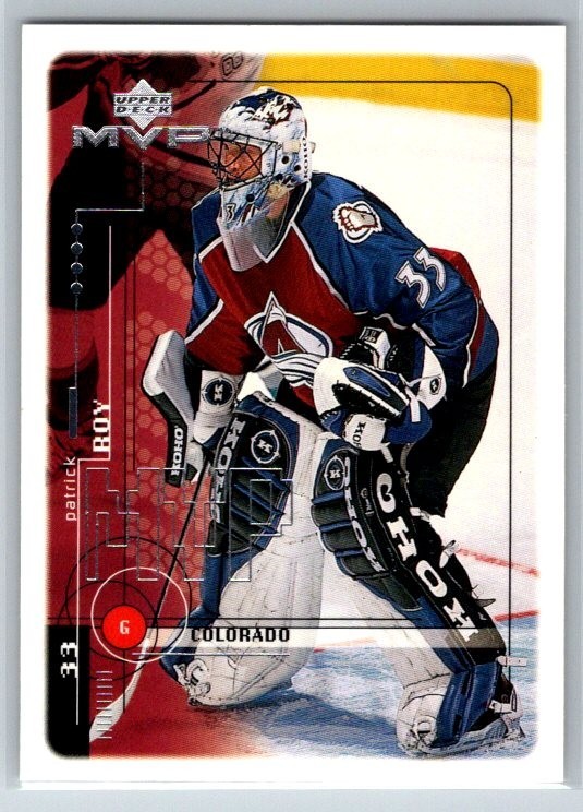 1998-99 Upper Deck MVP #52 Patrick Roy Colorado Avalanche