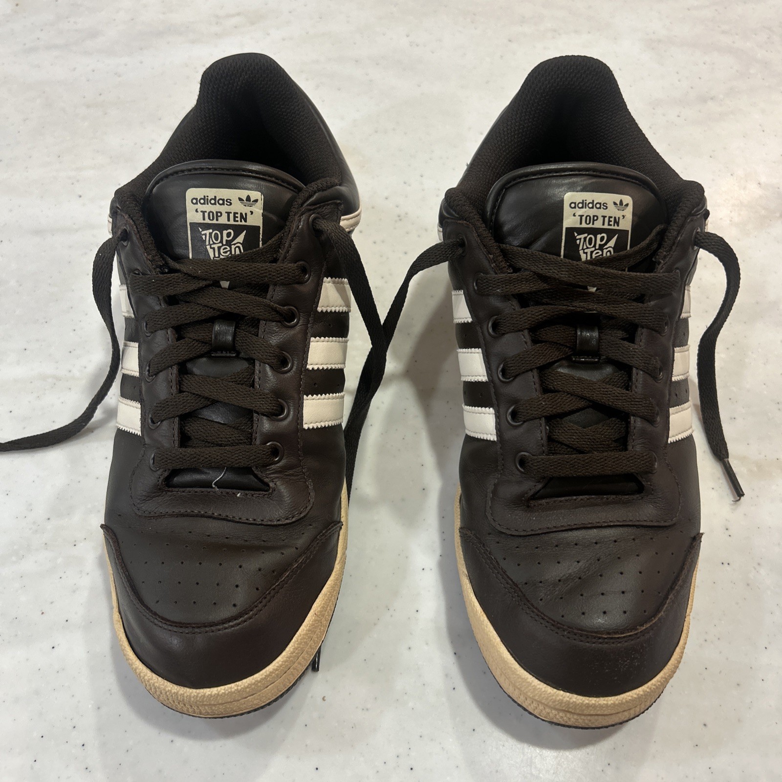 Vintage 2007 adidas  Originals Mens &ldquo;Top Ten&rdquo; , Lo Chocolate  664829 , Size 11