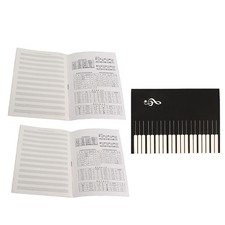 Carnet de notes pour personnel de Piano, 3 pièces, carnet de pratique pour