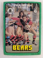 1978 SCANLENS RUGBY LEAGUE Paul Keogh Card #133 North Sydney Bears 