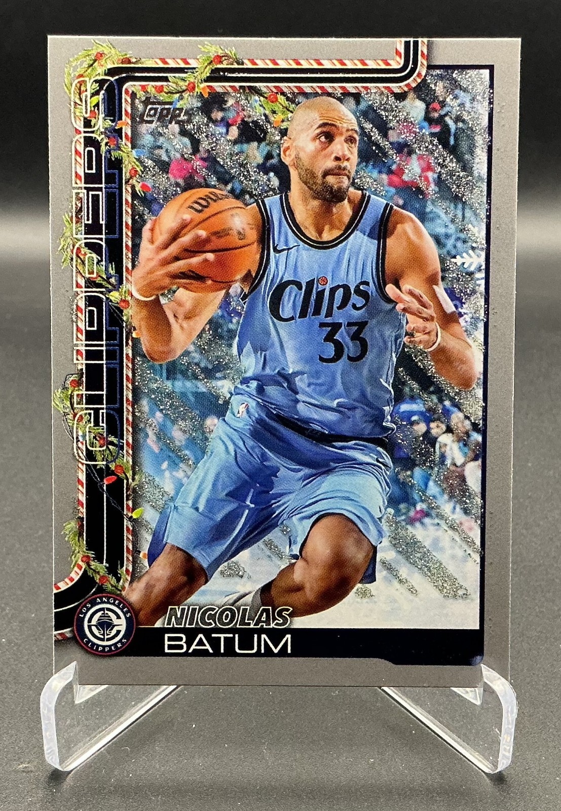 2025-26 Topps Holiday - Nicolas Batum #H116 Silver Glitter - Clippers