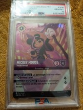 Lorcana Mickey Mouse Enchanted Renegade Wizard First Chapter First Print...