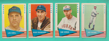 4-1961 FLEER #s 13,114 BABE HERMAN,132 138 LUKE SEWELL CLEVELAND INDIANS