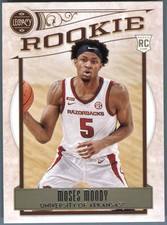 Moses Moody #345 Panini 2021 Panini Chronicles Draft Picks Arkansas Razorbacks
