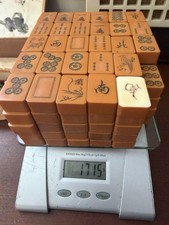Vintage Catalin/ Bakelite Mahjong Set (144 Tiles)