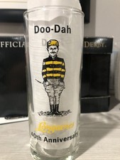 Horse Racing Glass Doo-Dah Longacres 40th Anniversary 