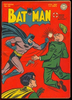 Batman #28 (Glue) Golden Age Superhero Vintage DC Comic 1945 App. GD VG